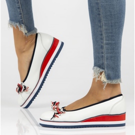 Balerini din piele Filippo DP2159 / 22 Wh alb 1 Balerini din piele Filippo DP2159 / 22 Wh alb 1