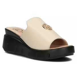 Papuci piele Filippo DK3596 / 22 Be bej 2