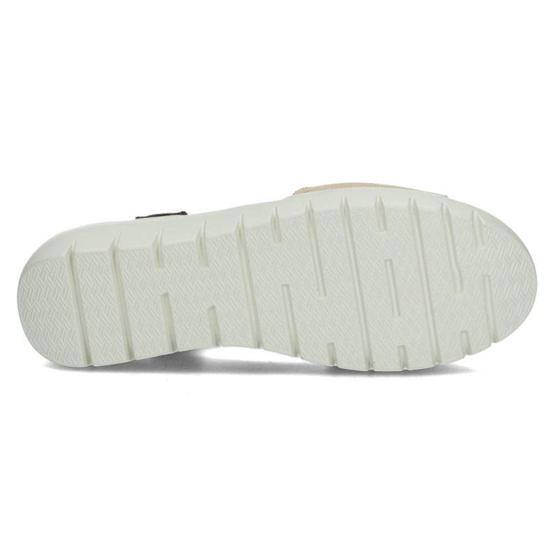 Sandale din piele Filippo DS3501 / 22 Go Bk aurii negru de aur 1