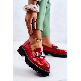 S.Barski Pantofi Corine roșii din piele lăcuită roșu 1