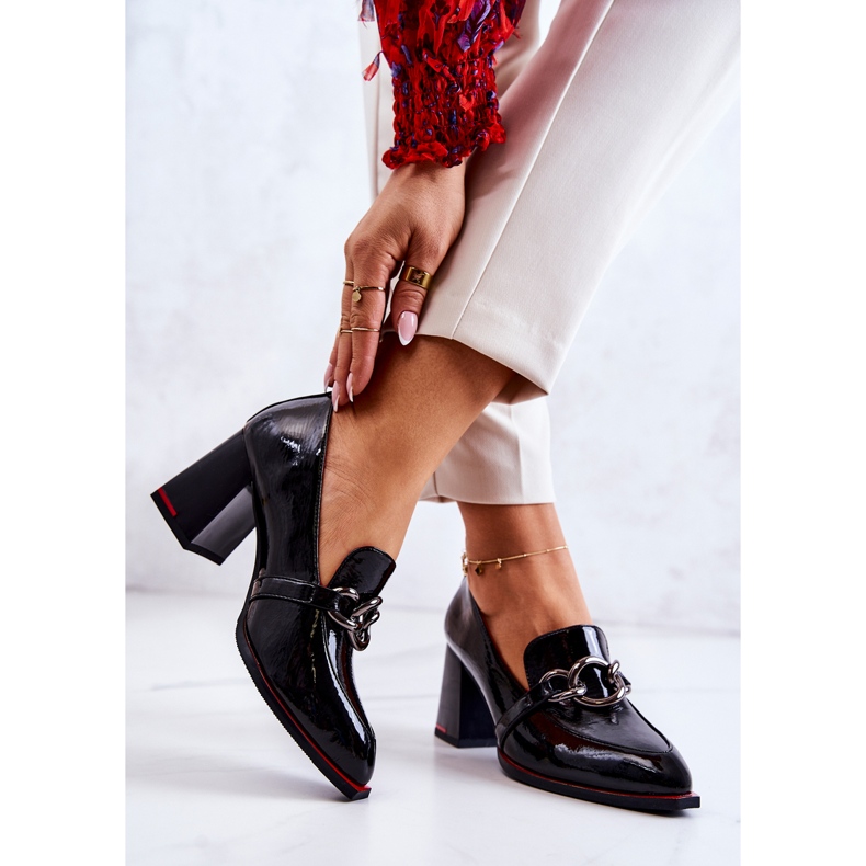 S.Barski Pompe Elegante Pe Un Callim Negru 2