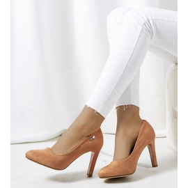 Pompele roz pe un toc stilț Blair multicolor 1 Pompele roz pe un toc stilț Blair multicolor 1