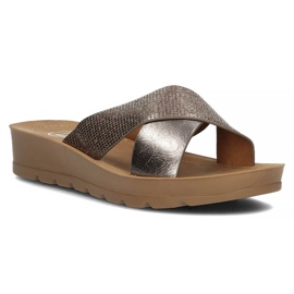 Filippo DK3611 / 22 Gn papuci metalic argint gri 1