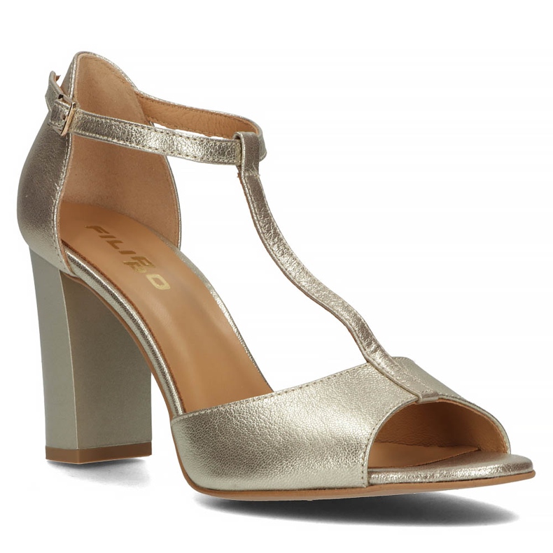 Pompi piele Filippo 2081 gold de aur 1