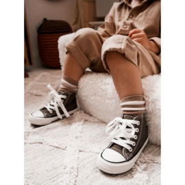 Pantofi înalți pentru copii kaki Filemon verde 2