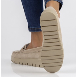 Mocasini din piele Filippo DP3334 / 22 Be beige bej 2