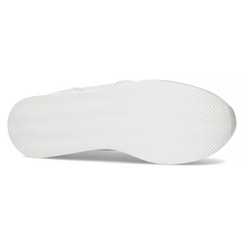 Tenisi din piele Filippo DP3682 / 22 WH alb de aur 3