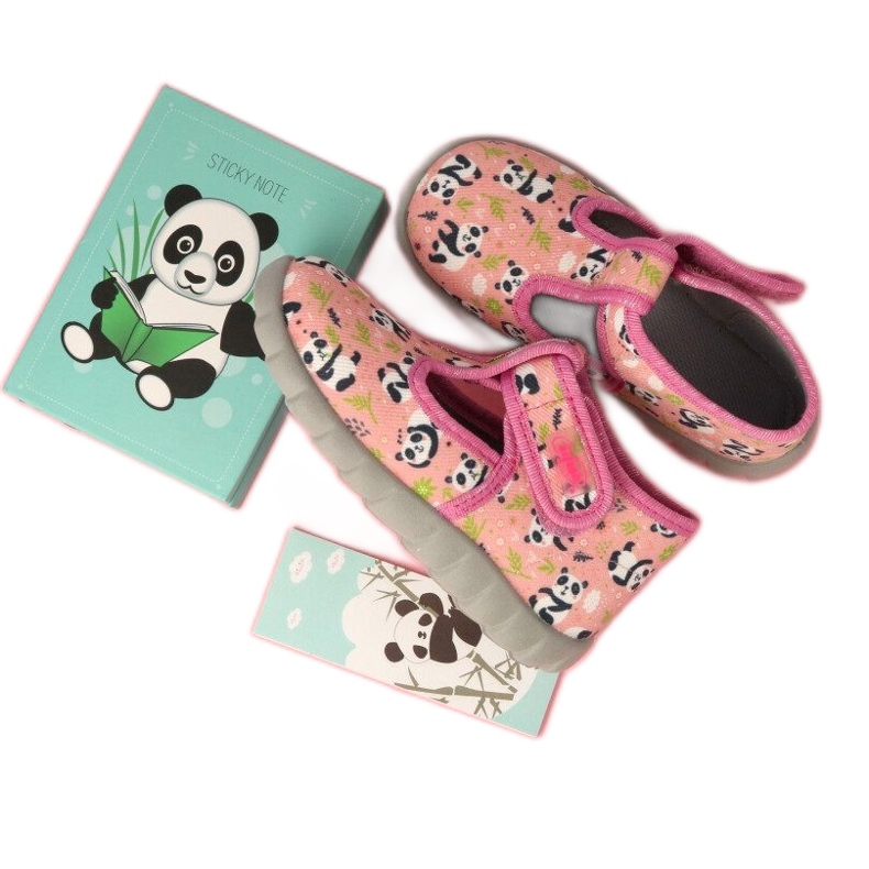 Pantofi copii Befado 528P052 roz multicolor 5