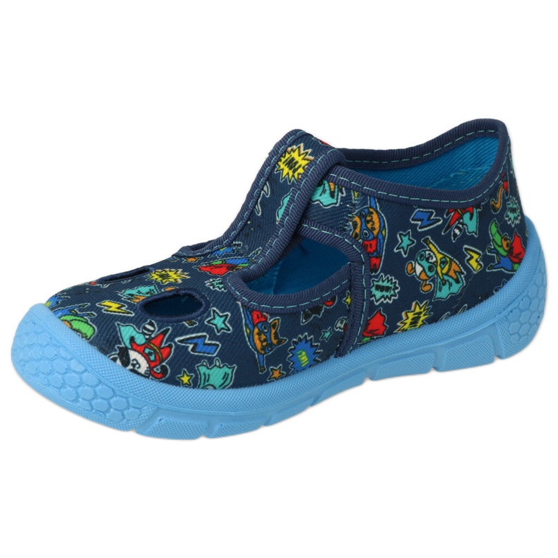Pantofi copii Befado 533P021 albastru marin multicolor 1