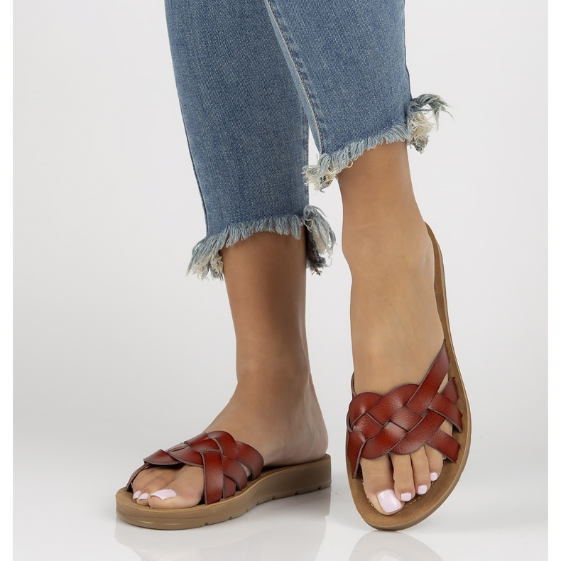 Filippo DK3610 / 22 Papuci maro 1