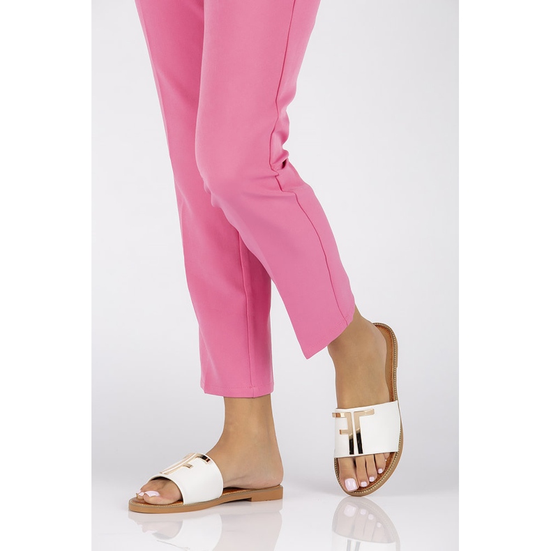 Filippo DK2103 / 22 Wh papuci albi 1