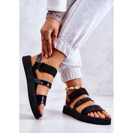 Sandale Parfumate De Cauciuc Cu Velcro ZAXY HH285285 Negru 2