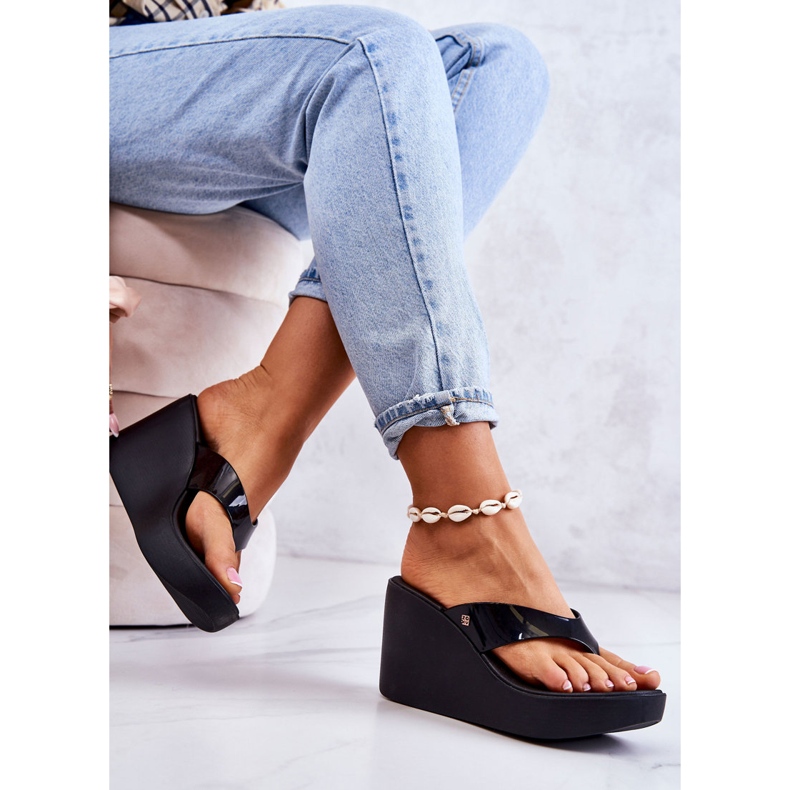 Slapi de damă ZAXY HH285292 Negru 1