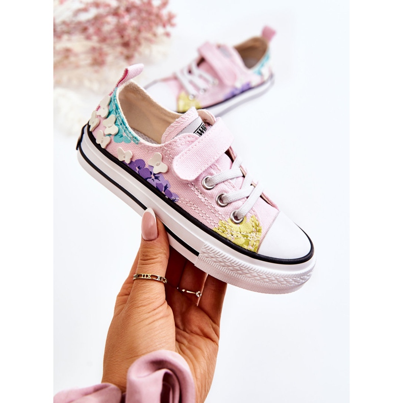 PA1 Tenisi Copii Tesatura Print Pink Buster roz 1