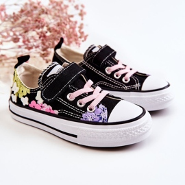 PA1 Pantofi Copii Tesatura Print Black Buster negru 1