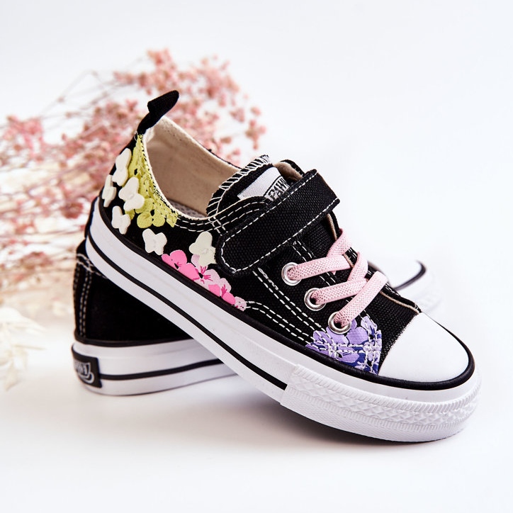 PA1 Pantofi Copii Tesatura Print Black Buster negru 2