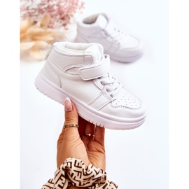 PA1 Pantofi sport inalti pentru copii alb Berty 1