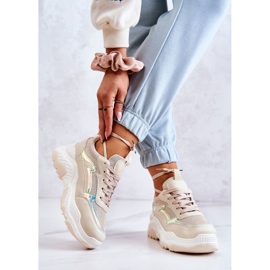 PG1 Pantofi de damă bej Callisto lucios 2