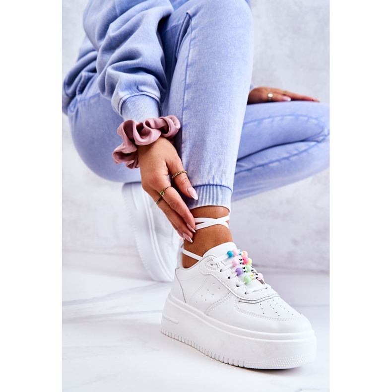 PS1 Pantofi Sport Legați De Damă Pantofi Alb Manila 1 PS1 Pantofi Sport Legați De Damă Pantofi Alb Manila 1