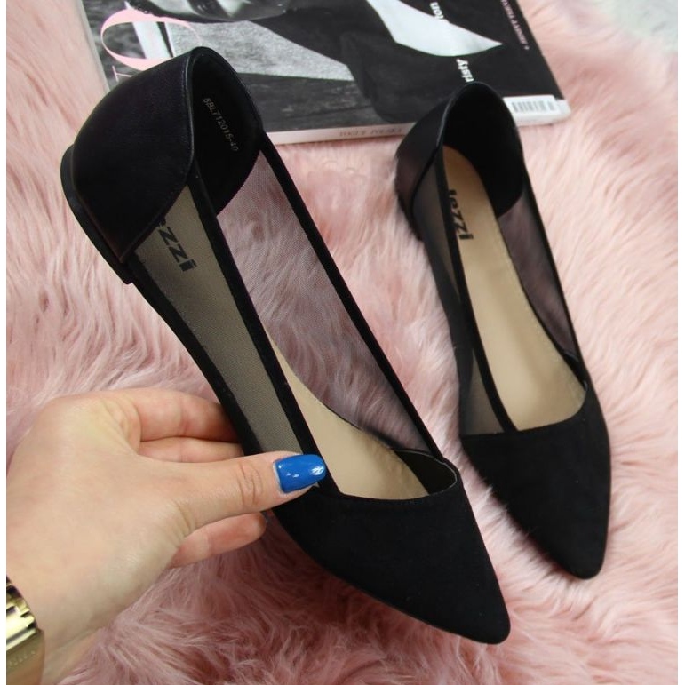 Balerini dama Spitz Black Lakes negru 1