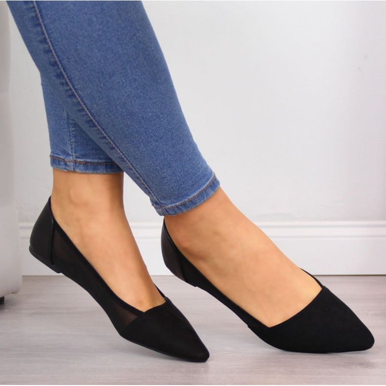 Balerini dama Spitz Black Lakes negru 2