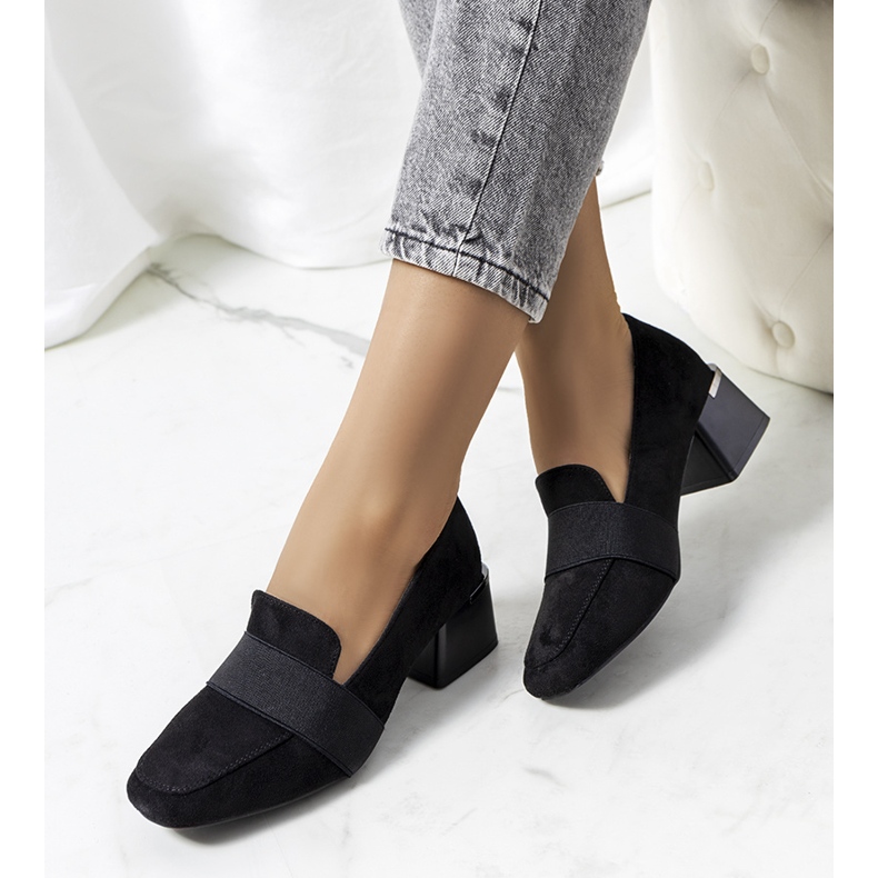 Brogues negre pe postul Arden negru 1