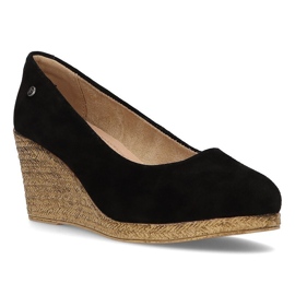 Pantofi din piele Filippo DP1328 / 21 Bk negru 1