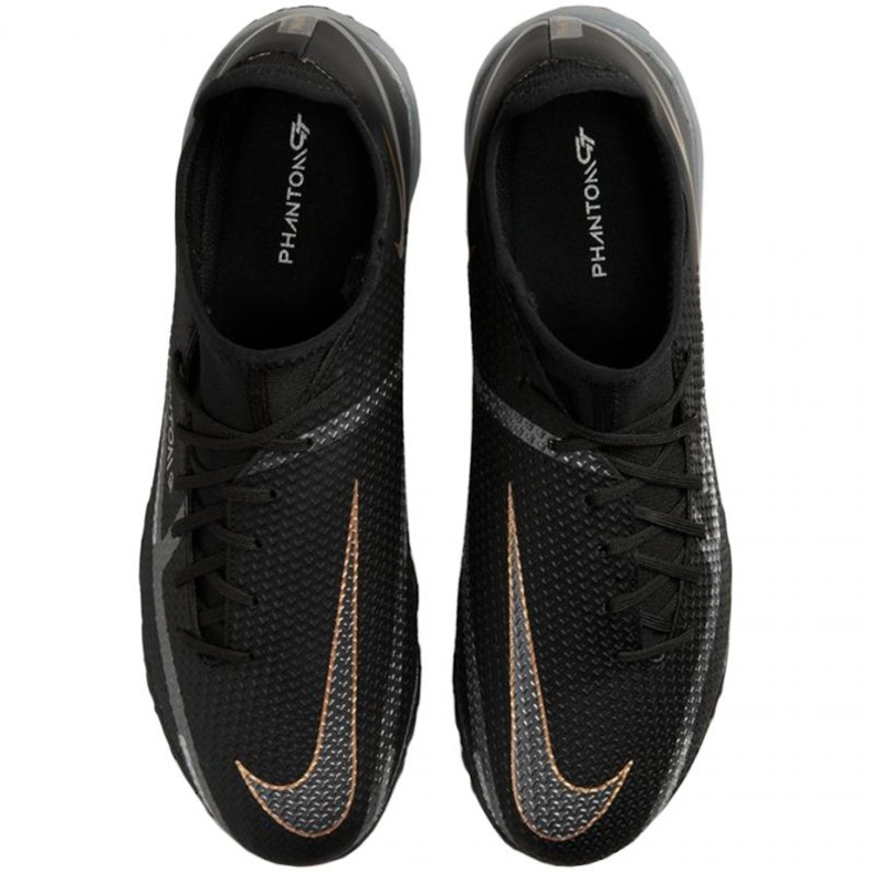 Pantofi de fotbal Nike Phantom GT2 Academy Df Tf DC0802 008 negru negru 1