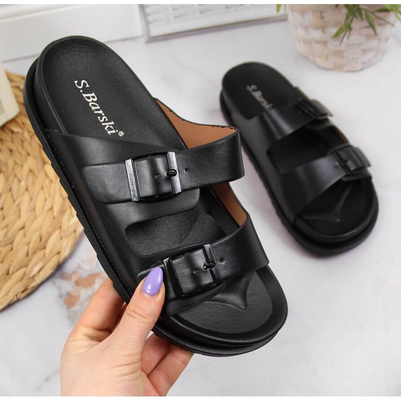 Everlast Flip-flops Cauciuc Cu Catarame Negru În S.Barski 1