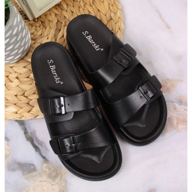 Everlast Flip-flops Cauciuc Cu Catarame Negru În S.Barski 3