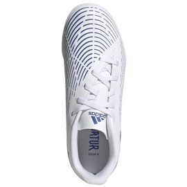 Ghete de fotbal Adidas Predator Edge.4 Tf Jr GX2643 alb alb 2