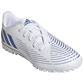 Ghete de fotbal Adidas Predator Edge.4 Tf Jr GX2643 alb alb 3