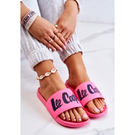 Papuci de damă Lee Cooper LCW-22-42-1000 Neon Pink roz 2