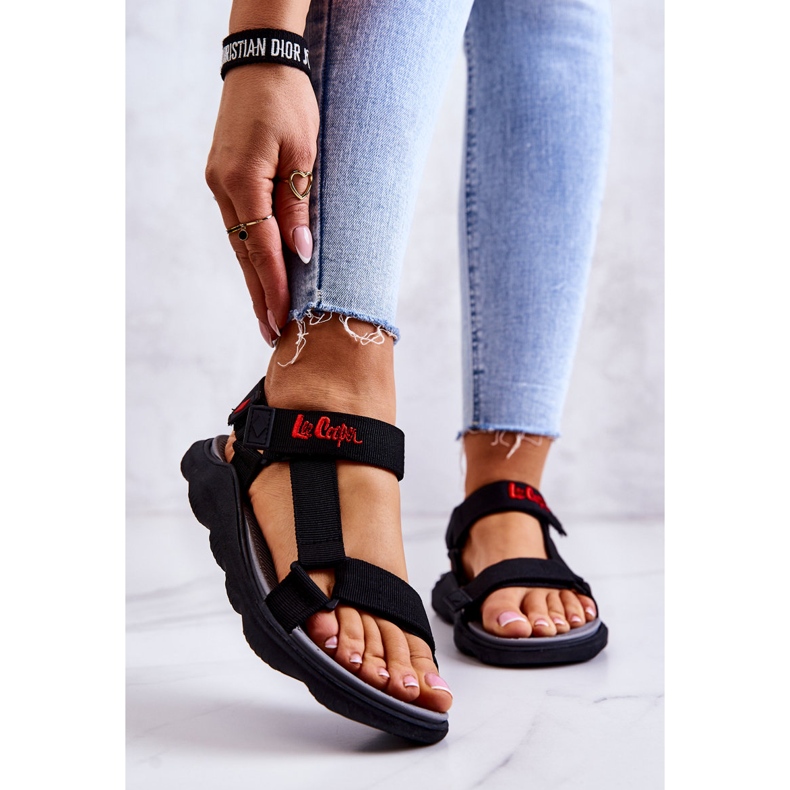 Sandale sport dama Lee Cooper LCW-22-34-0955L Negru 1