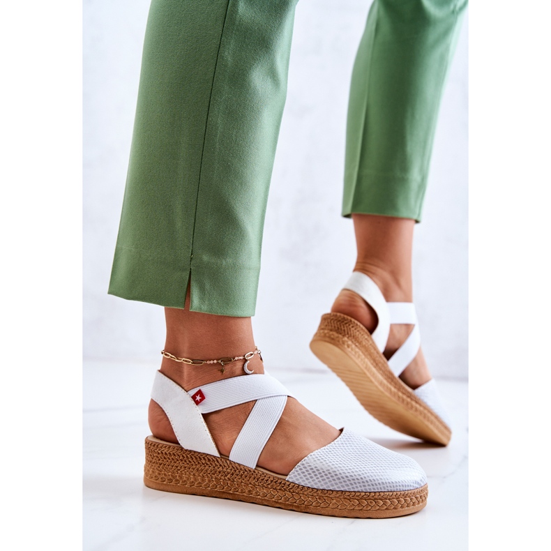 Espadrile la modă de damă Big Star JJ276036 Alb 2 Espadrile la modă de damă Big Star JJ276036 Alb 2