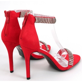 Sandale Jasmin Red pe toc înalt roșu 3