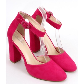 Pompe expuse pe călcâiul lui Iris Fuchsia roz 1