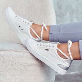 Cross Jeans Pantofi de damă Jeans Tied Cross JJ2R4038C Alb 3