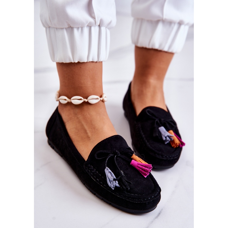 PS1 Mocasini negri Wilessa din piele intoarsa de dama negru 1 PS1 Mocasini negri Wilessa din piele intoarsa de dama negru 1