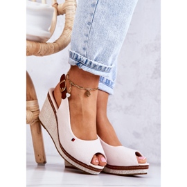 PS1 Sandale Confortabile Damă Cu Cataramă Bej Thallas 2