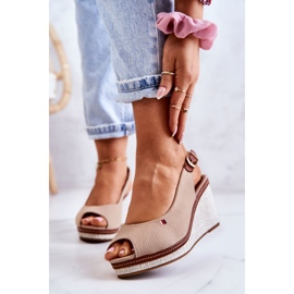 PS1 Sandale Confortabile Damă Cu Cataramă Thallas Bej Inchis 1 PS1 Sandale Confortabile Damă Cu Cataramă Thallas Bej Inchis 1