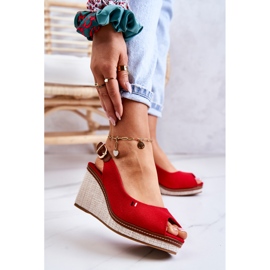 PS1 Sandale Confortabile Damă Cu Cataramă Thallas Roșii roșu 1 PS1 Sandale Confortabile Damă Cu Cataramă Thallas Roșii roșu 1