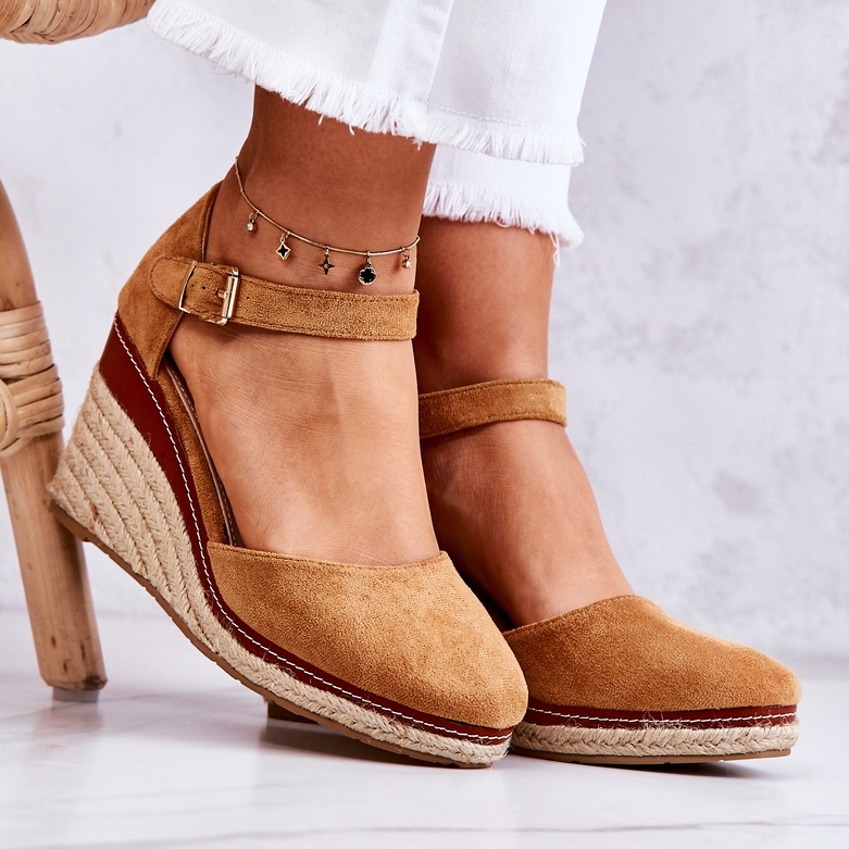 PS1 Espadrile maro pentru damă, pe o pană Tamarill 1 PS1 Espadrile maro pentru damă, pe o pană Tamarill 1