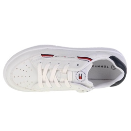 Pantofi Tommy Hilfiger Pantofi cu șireturi decoltate W T3B4-32221-1355X336 alb 2
