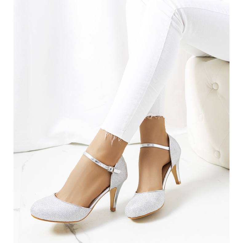 Pompe Rosetown argintii lucioase 1