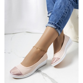 Adidași cu pană Barrie bej 1