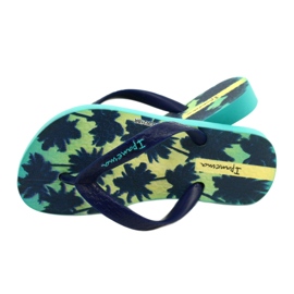 Ipanema japoneză pentru copii 83185 Classic X Kids Green-Granatowe albastru 4