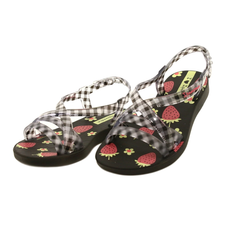 Sandale în carouri Ipanema 83200 Sandale EXP Strawberry pentru copii incolor 2