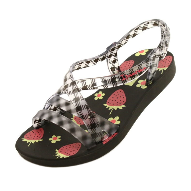 Sandale în carouri Ipanema 83200 Sandale EXP Strawberry pentru copii incolor 3