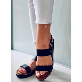 Sandale de dama Maiden Black negru 2